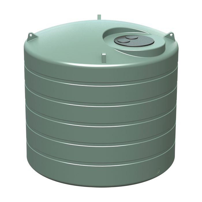 Gough 2,500L Round Tank supplied by Hank's Equipment Hire in the Whitsundays