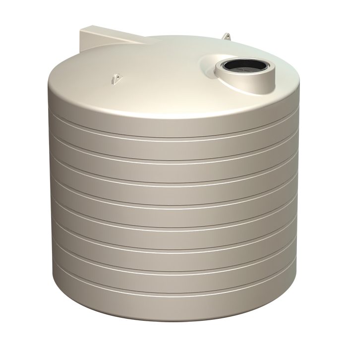 Gough 7,500L Round Tank supplied by Hank's Equipment Hire in the Whitsundays