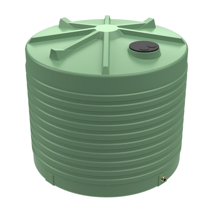 Gough 9,000L Round Tank supplied by Hank's Equipment Hire in the Whitsundays